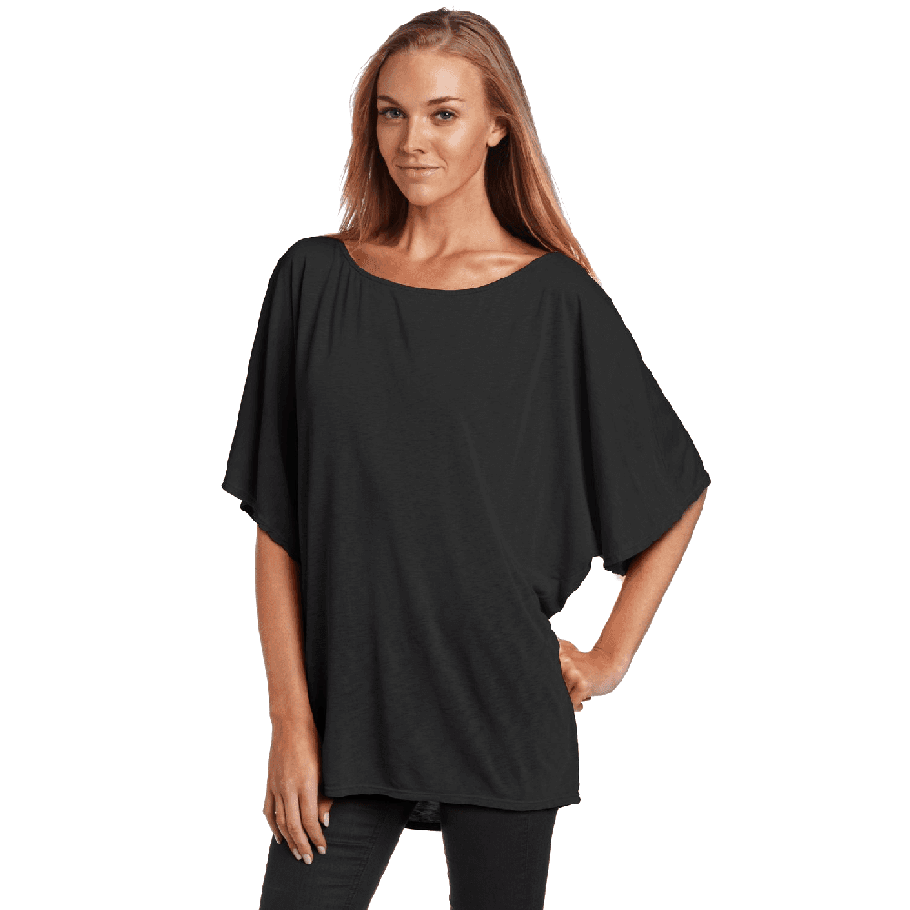 Michael Stars Women's Short Sleeve Off Shoulder Dolman Shirt