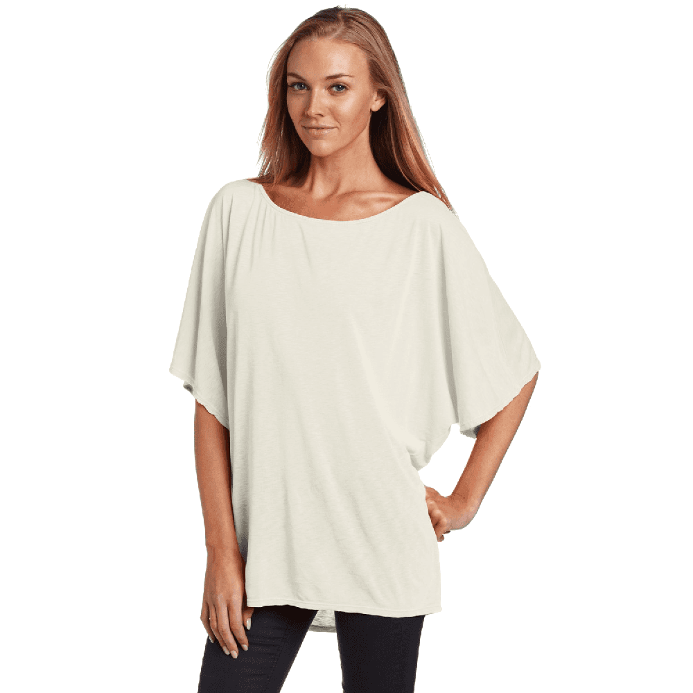 Michael Stars Women's Short Sleeve Off Shoulder Dolman Shirt